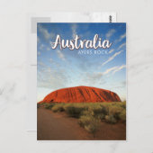 australia ayers rock briefkaart (Voorkant / Achterkant)