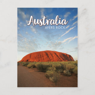 australia ayers rock briefkaart