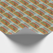 Australia | Ayers Rock Kangoeroes Cadeaupapier (Hoek)