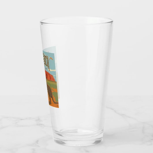 Australia | Ayers Rock Kangoeroes Glas (Links)