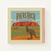 Australia | Ayers Rock Kangoeroes Notitieboek (Achterkant)
