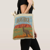 Australia | Ayers Rock Kangoeroes Tote Bag (Dichtbij)