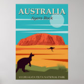 Australia Ayers Rock, Uluru-Kata Tjuta National Poster (Voorkant)