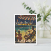 Australia Beach Famous Travel Place Briefkaart (Staand voorkant)
