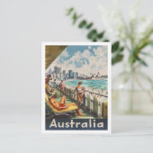 Australia Beach Famous Travel Place Briefkaart (Staand voorkant)