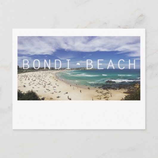 Australia Bondi Beach Briefkaart (Voorkant)
