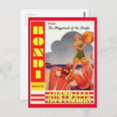 Australia Bondi Beach TravelPostcard Briefkaart (Voorkant / Achterkant)