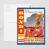 Australia Bondi Beach     TravelPostcard Briefkaart (Voorkant / Achterkant)