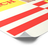 Australia Bondi Beach Vintage Travel Poster (Hoek)