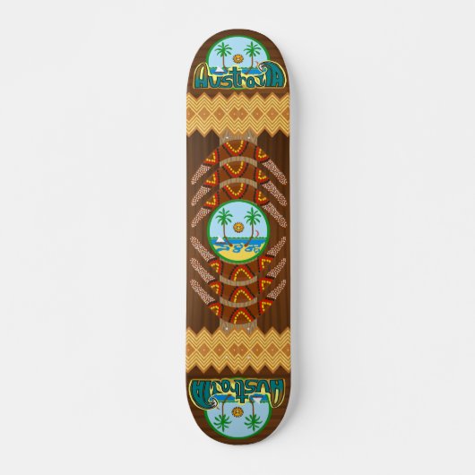 Australia Boomerang Board Edition Skateboard (Voorkant)