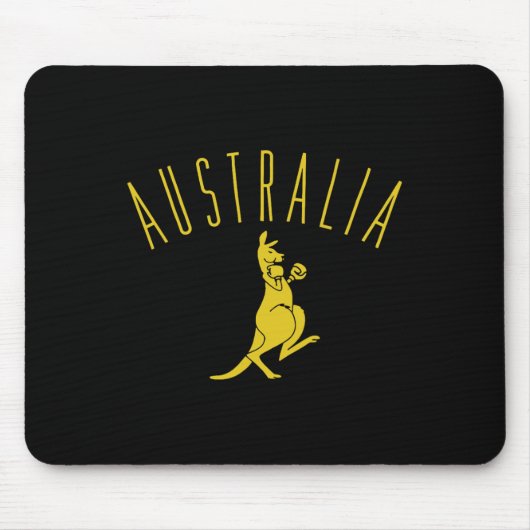 Australia Boxing Kangaroo Muismat (Voorkant)