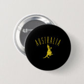 Australia Boxing Kangaroo Ronde Button 5,7 Cm (Voorkant /achterkant)