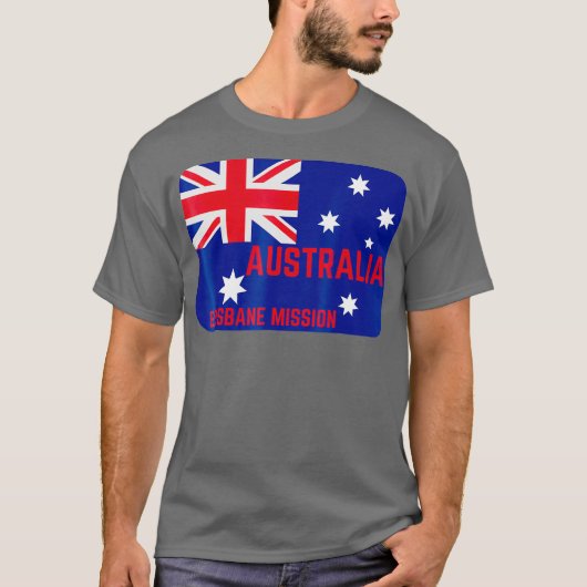 Australia Brisbane LDS Mormon Mission T-shirt (Voorkant)