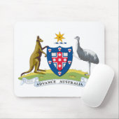 Australia Coat of Arms (1908) Muismat (Met muis)