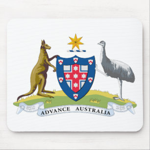 Australia Coat of Arms (1908) Muismat