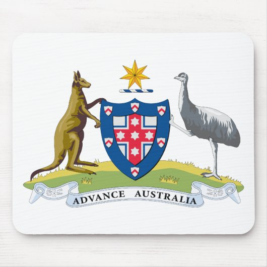 Australia Coat of Arms (1908) Muismat (Voorkant)