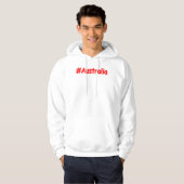 "#Australia" Cute Design. Bestel nu Hoodie (Voorkant volledig)