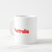 "#Australia" Cute Design. Bestel nu Koffiemok (Voorkant links)