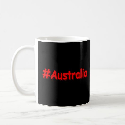 "#Australia" Cute Design. Bestel nu Koffiemok (Links)