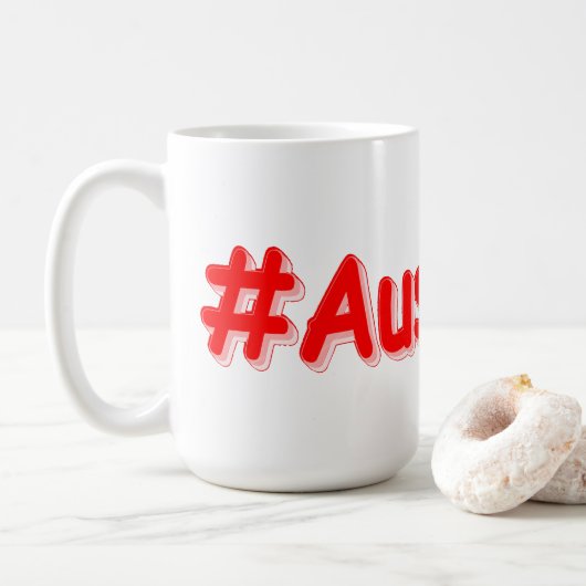 "#Australia" Cute Design. Bestel nu Koffiemok (Met donut)
