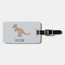 Australia Cute Kangaroo Doodle en Name Kinder