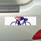 Australia Cycling giften voor Aussie Bicycle fans Bumpersticker (Op auto)