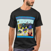 Australia Day Cartoon T-shirt Mick en Hoppa (Voorkant)