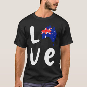 Australia Day Cool Australia Flag for Women Mannen T-shirt