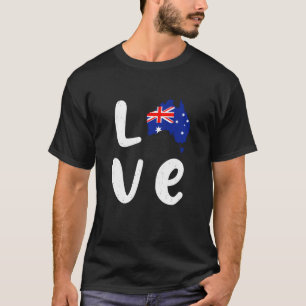 Australia Day Cool Australia Flag for Women Mannen T-shirt