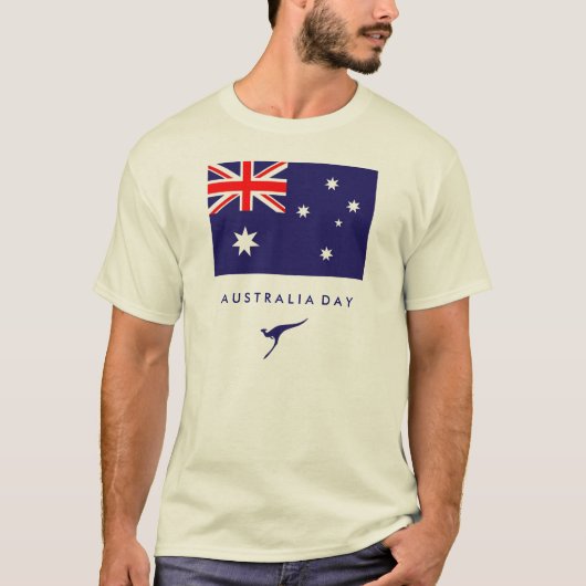 Australia Day Flag Tshirt (Voorkant)