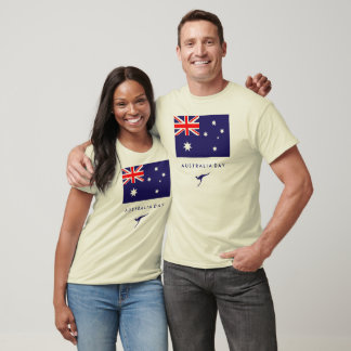 Australia Day Flag Tshirt