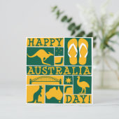 Australia Day Kaart (Staand voorkant)