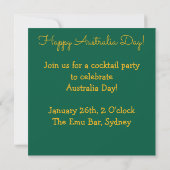 Australia Day Kaart (Achterkant)