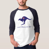 AUSTRALIA DAY KANGAROO FLAG TSHIRT (Voorkant)