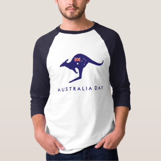 AUSTRALIA DAY KANGAROO FLAG TSHIRT