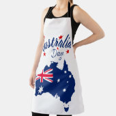 Australia Day Rood Blauw en Wit Schort (Insitu)