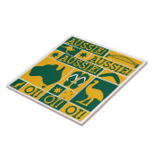 Australia Day Tegeltje (Zijkant)