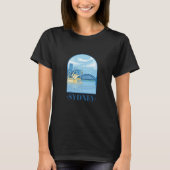 Australia Day  Tourists Australian Retro Happy Tra T-shirt (Voorkant)