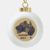 Australia Decorative Souvenir Map Ornament (Voorkant)