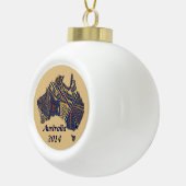 Australia Decorative Souvenir Map Ornament (Rechts)