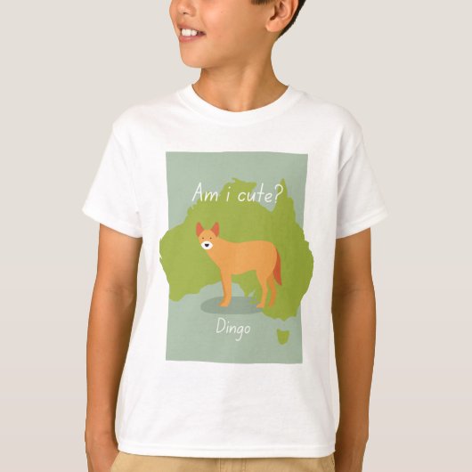 Australia Dingo wild dog Am I Cute T-shirt (Voorkant)