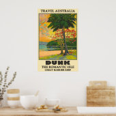 Australia Dunk Island, Great Barrier Beef Travel Poster (Keuken)