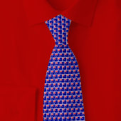 Australia Flag Brick Pattern Stropdas