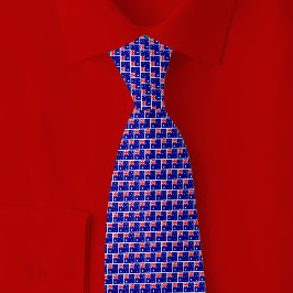 Australia Flag Brick Pattern Stropdas