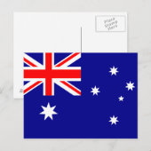 AUSTRALIA FLAG BRIEFKAART (Voorkant / Achterkant)