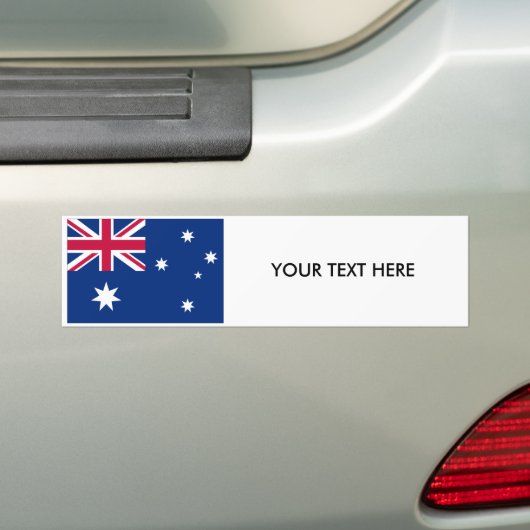 AUSTRALIA FLAG Bumpersticker (Op auto)
