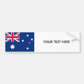 AUSTRALIA FLAG Bumpersticker (Voorkant)