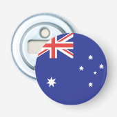 Australia Flag Button Flesopener (Voorkant)