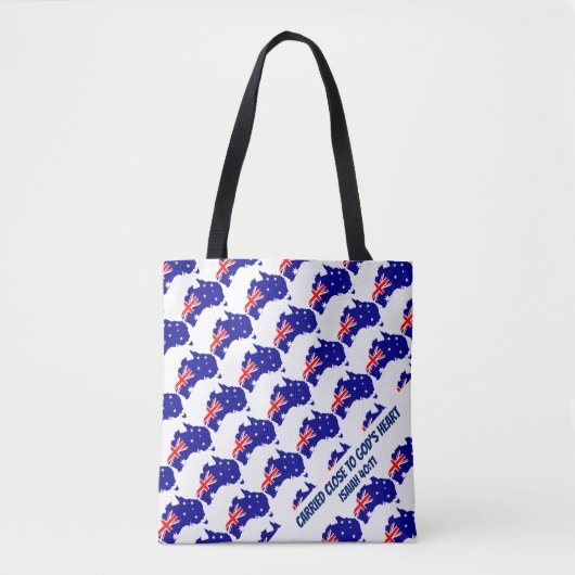 AUSTRALIA FLAG | Christelijke scripts Tote Bag (Voorkant)