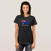 Australia Flag Coordinates Men Women Australian He T-shirt (Voorkant volledig)